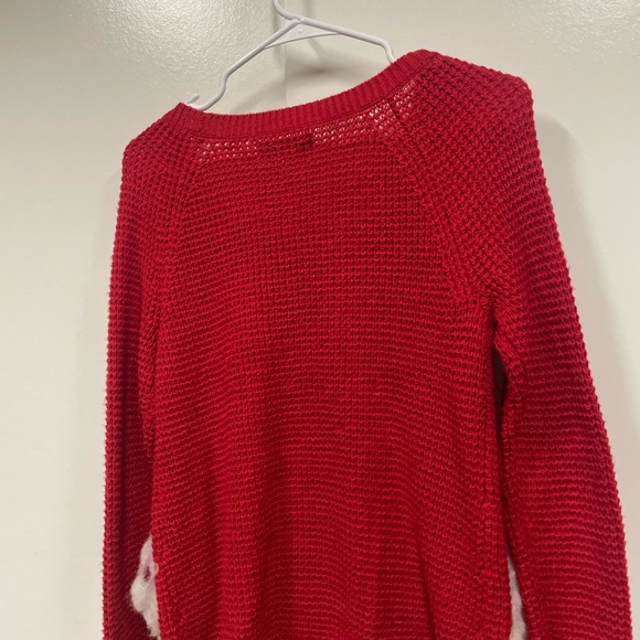 Handmade ugly Christmas sweater - snowman added to old navy sweater.  XS - Picture 4 of 4